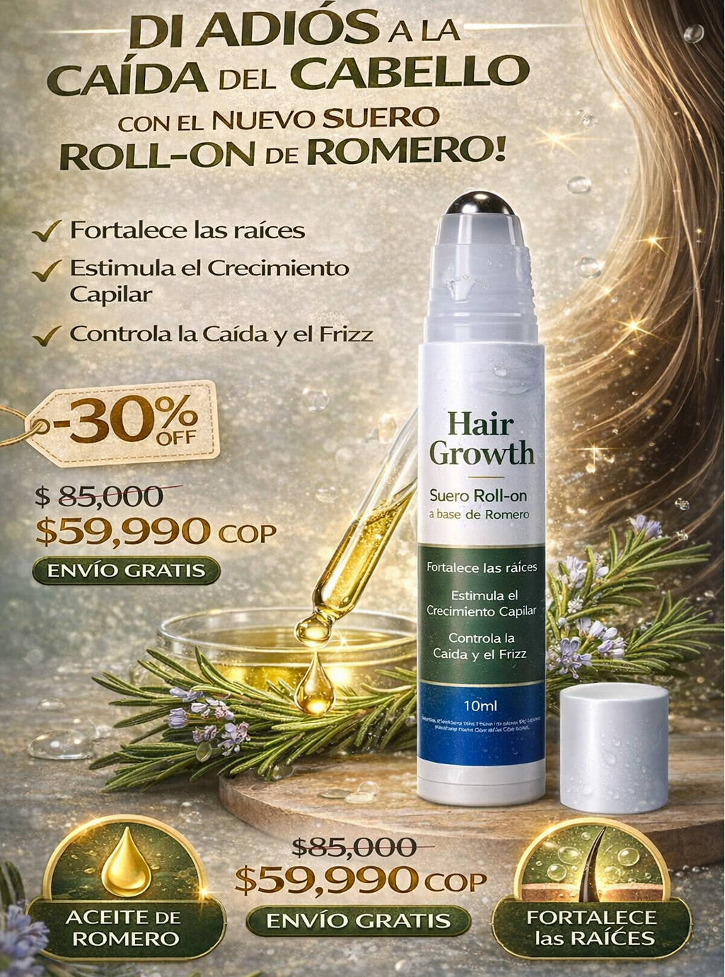 BodyWise Hair Growth Serum 10ml