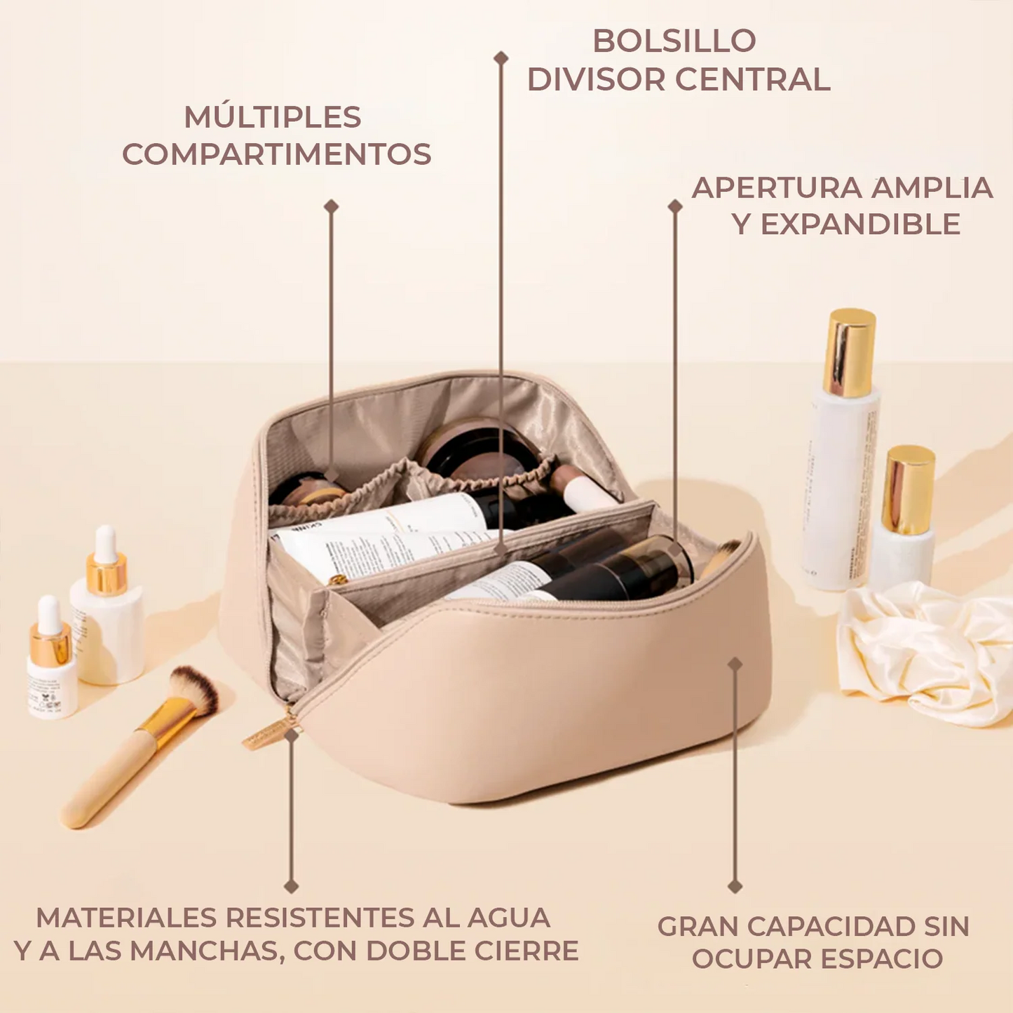 Tu Neceser Portátil de Estilo + Orden – Elegancia que cabe en tu bolso